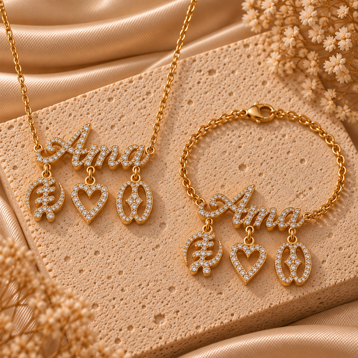 Luxe Necklace and Bracelet Set