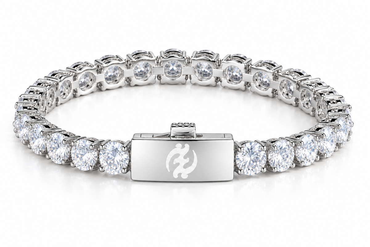 Men’s Luxe Adinkra Tennis Bracelet
