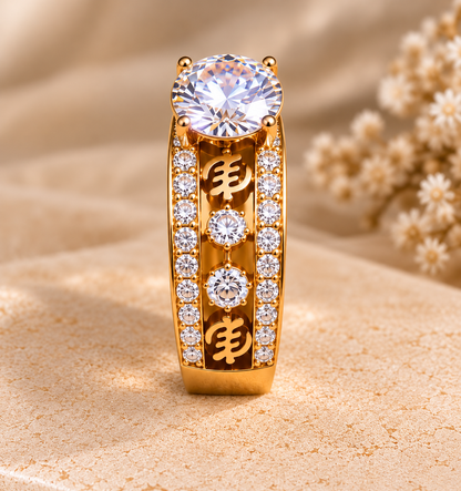 THE NYAME RING (Faith. Forever. Divine love.)