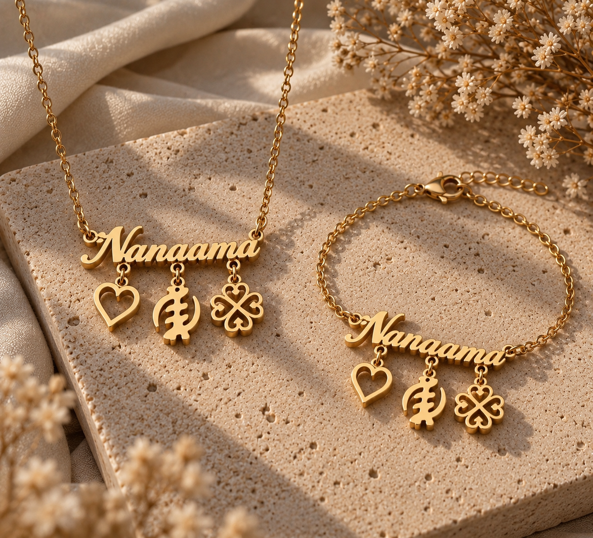 Necklace and Anklet Set