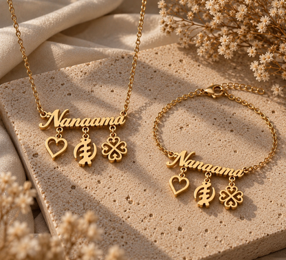 Necklace and Anklet Set
