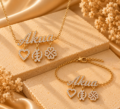 Luxe Necklace and Anklet Set